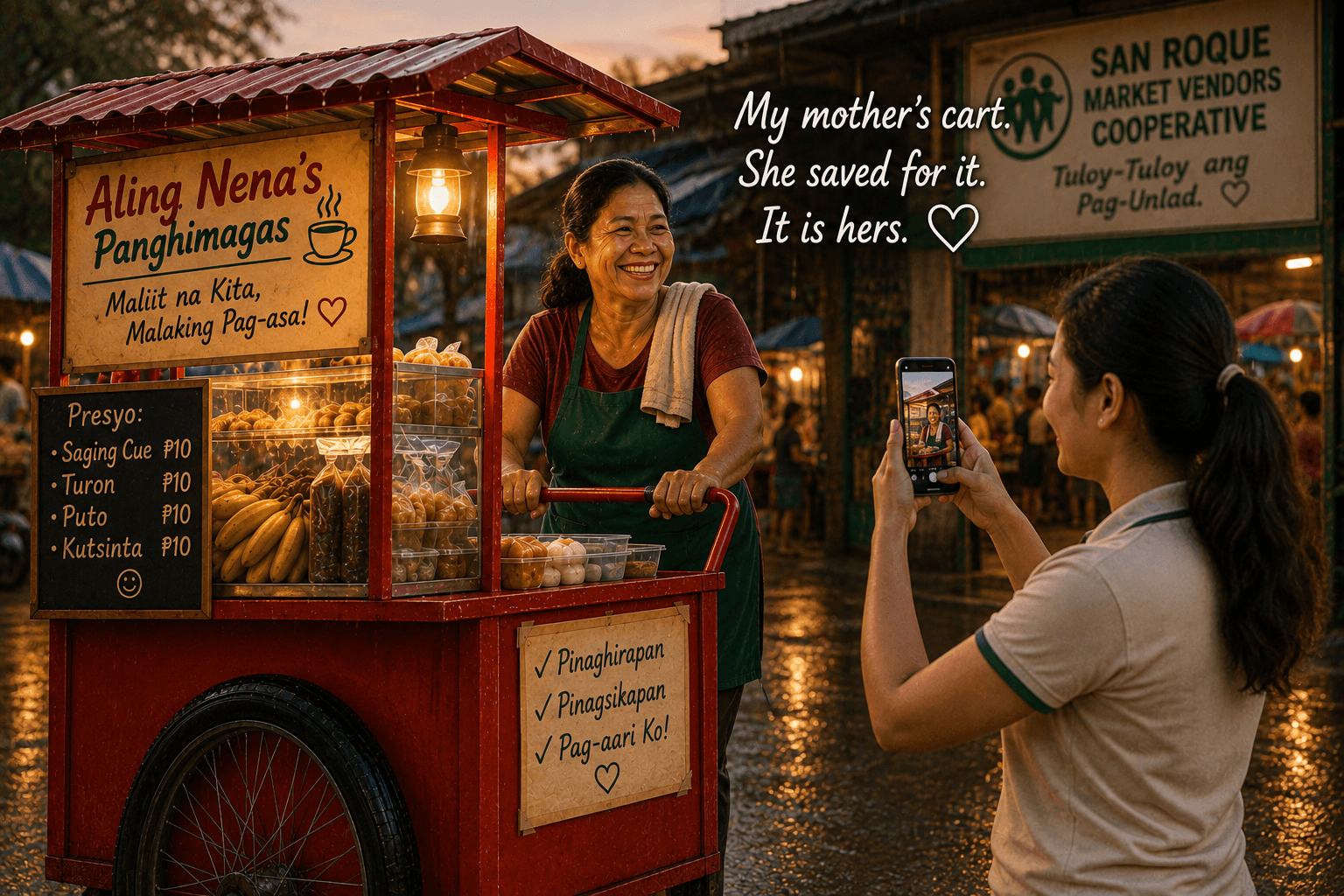 Paid in Full — the blue cart