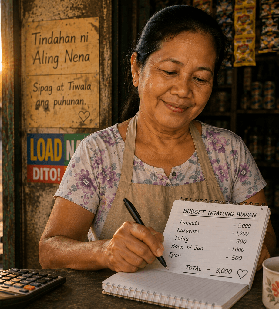 Aling Nena's budget notebook